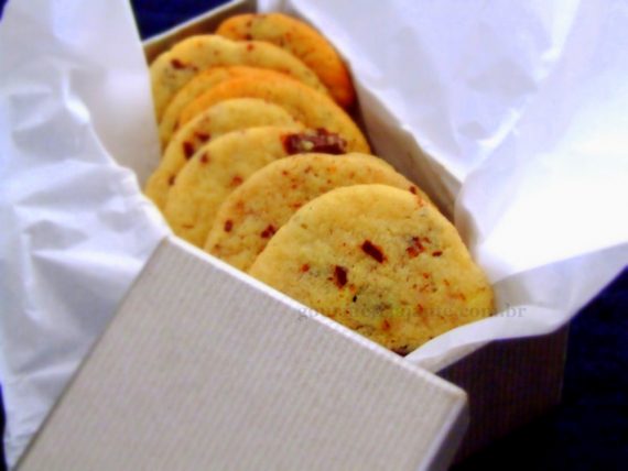 Cookies de Baunilha com chocolate