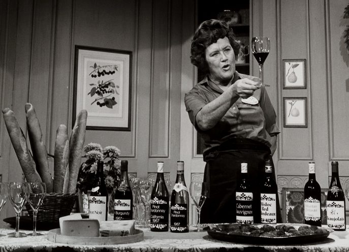 Julia Child e os vinhos