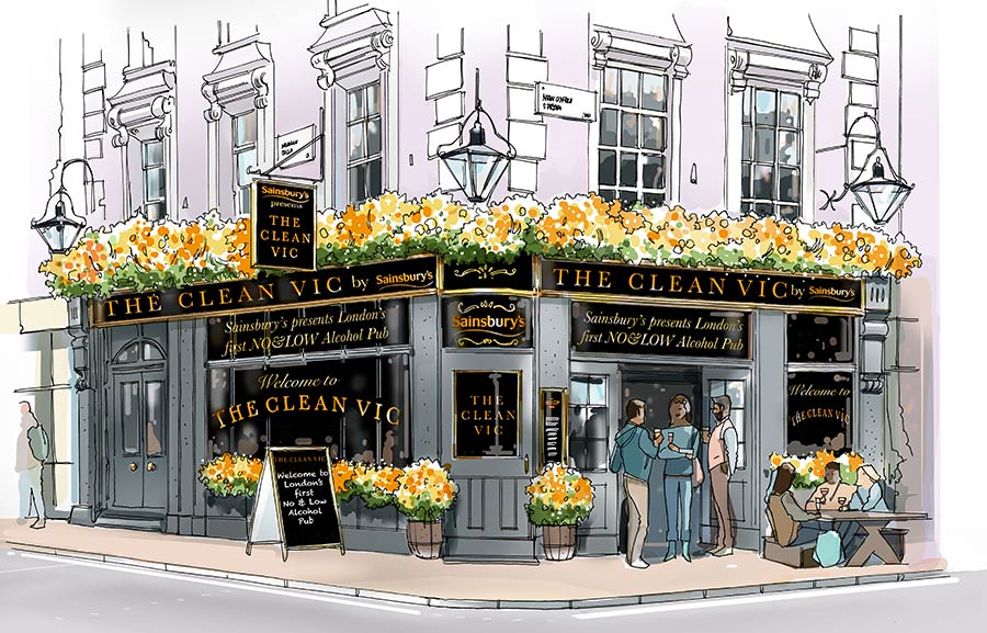 The Clean Vic o primeiro pub sem álcool do Reino Unido