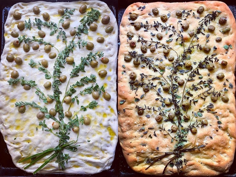 Focaccia gardens: jardins comestíveis