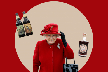 Rainha Elizabeth Cerveja e Gin