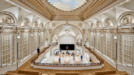 Nova Apple Store em Los Angeles fica dentro de um cinema histórico